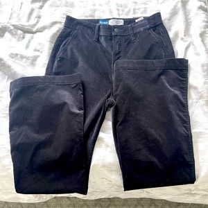 NWT black velvet pants